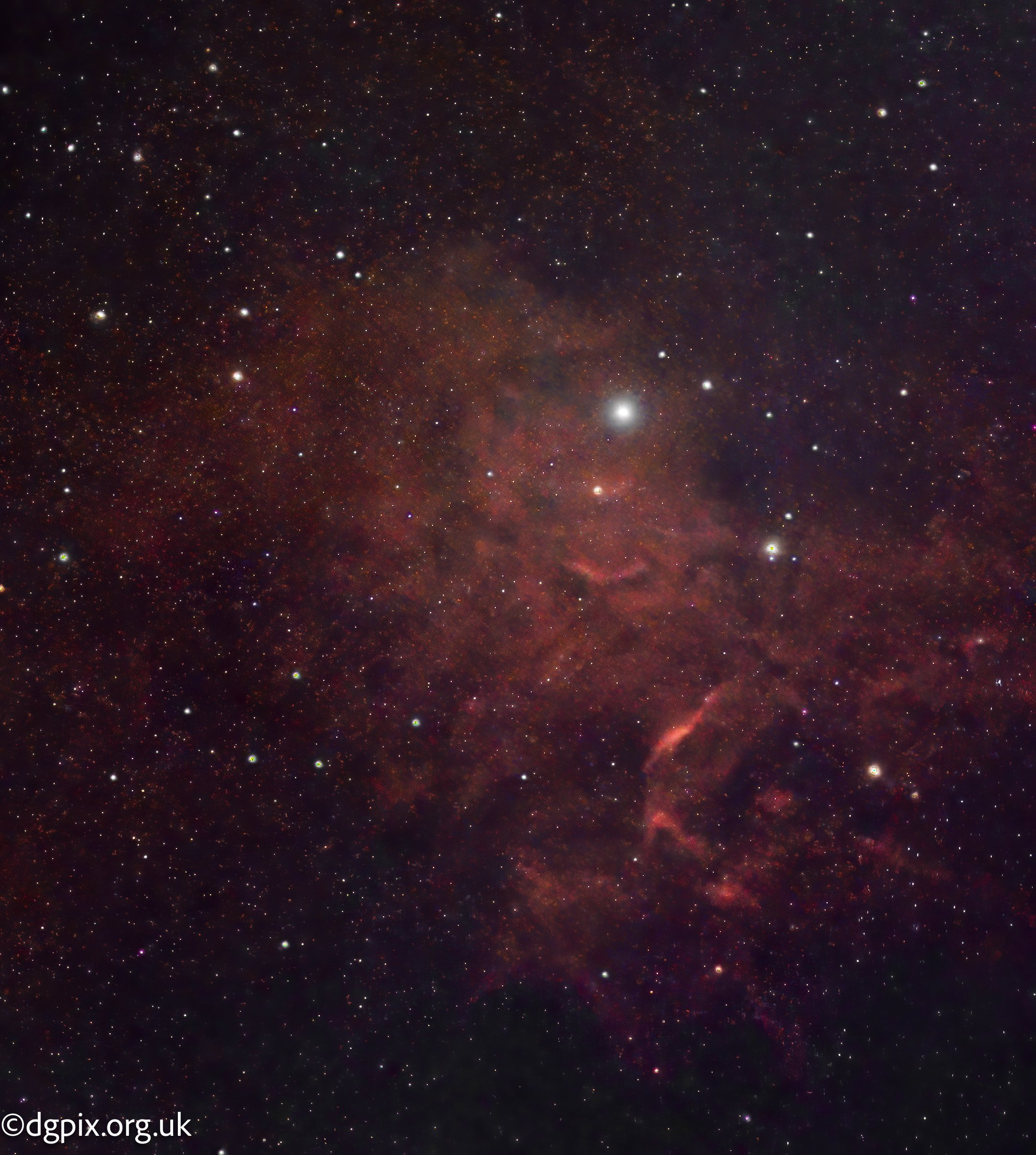 Flaming Star Nebula